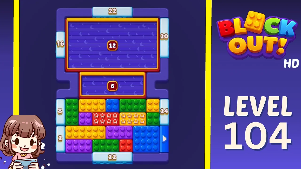 Block Out Level 104 gameplay