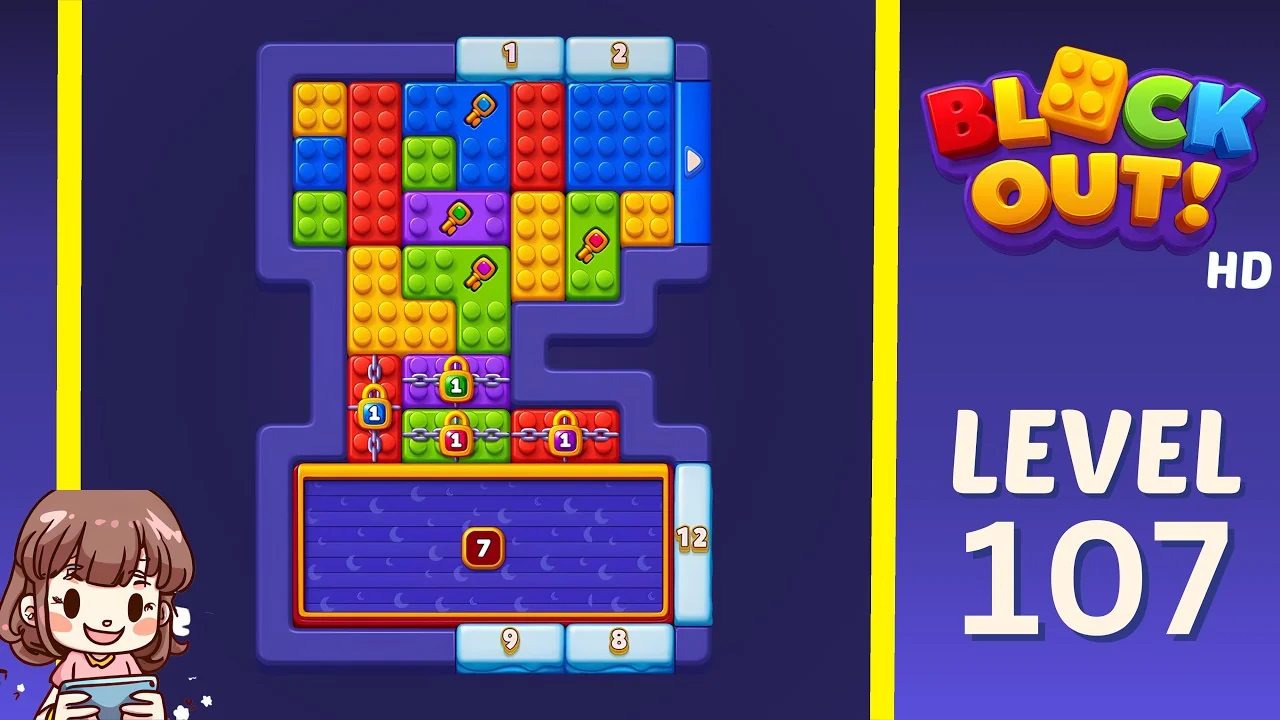Block Out Level 107 gameplay