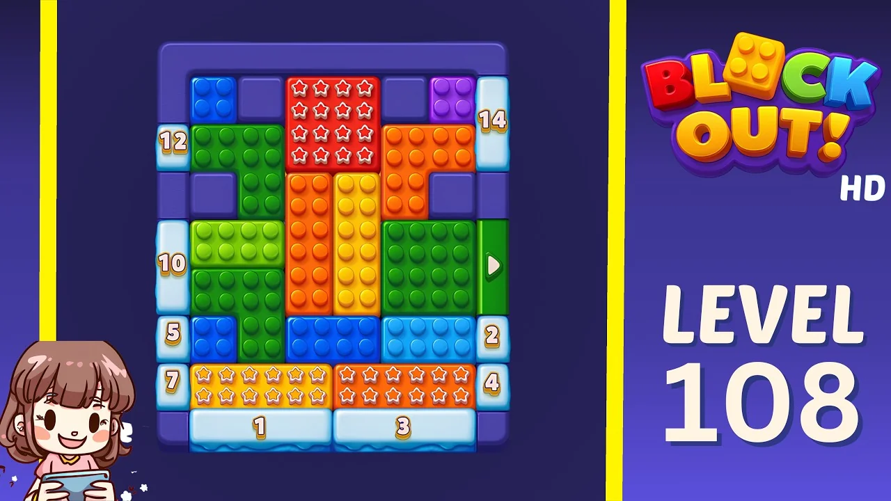 Block Out Level 108 gameplay