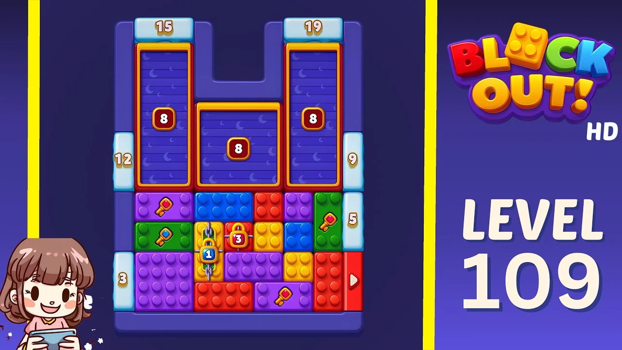 Block Out Level 109 gameplay