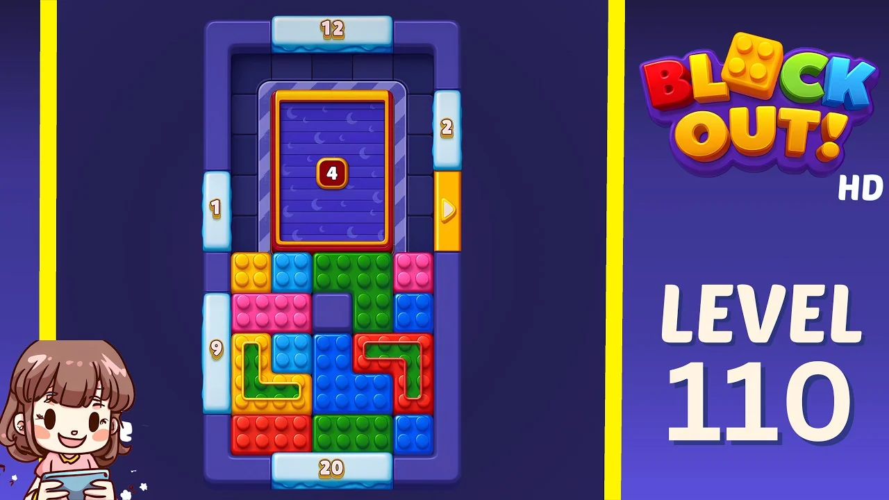 Block Out Level 110 gameplay