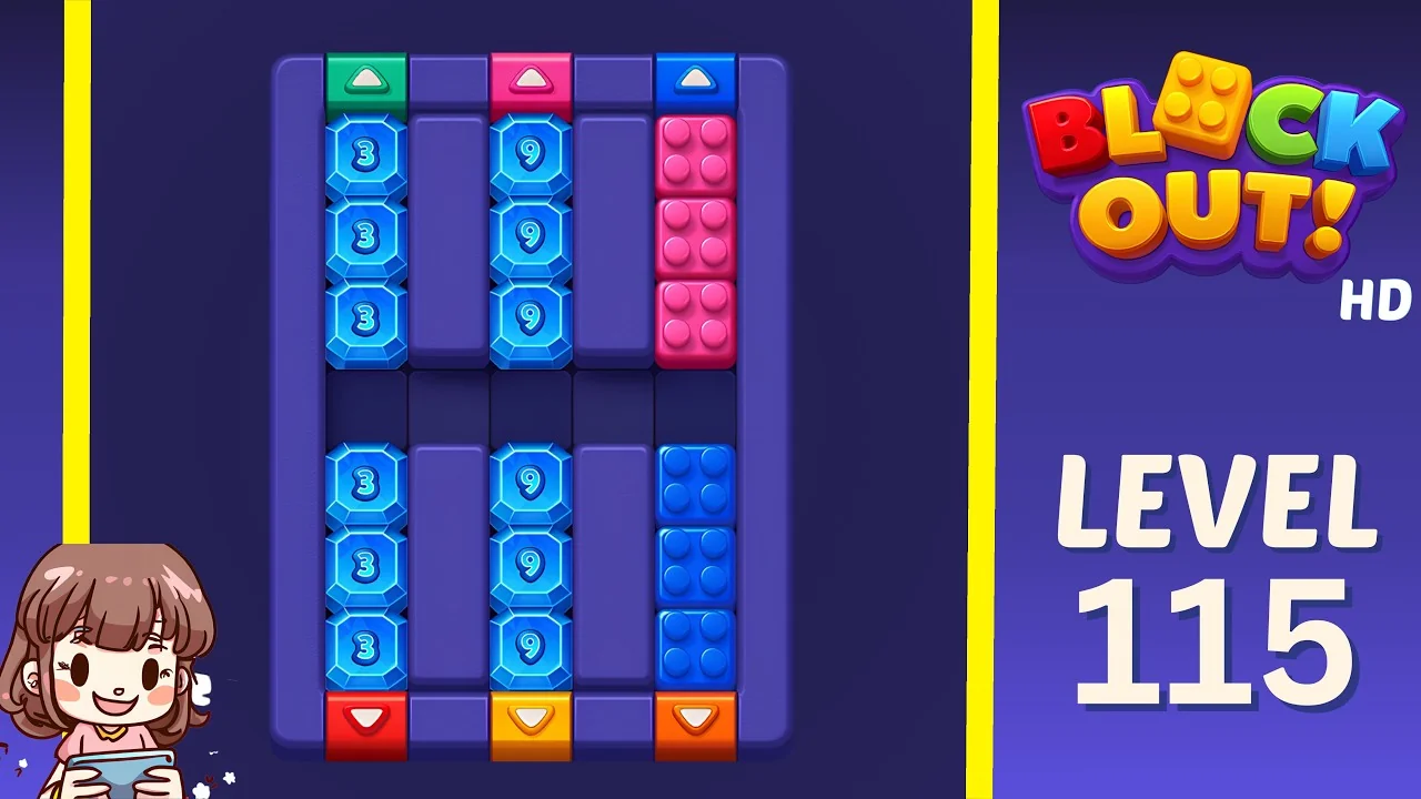 Block Out Level 115 gameplay