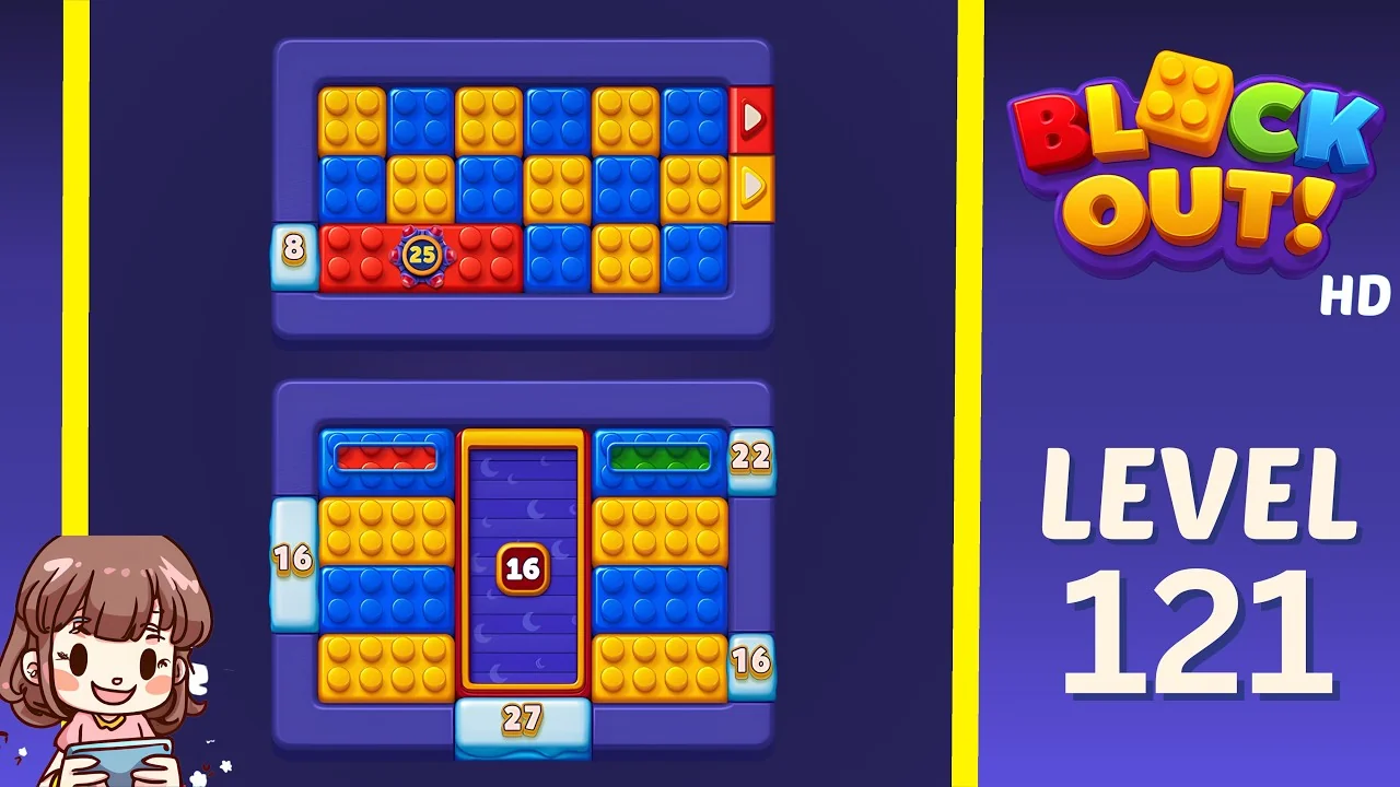 Block Out Level 121 gameplay