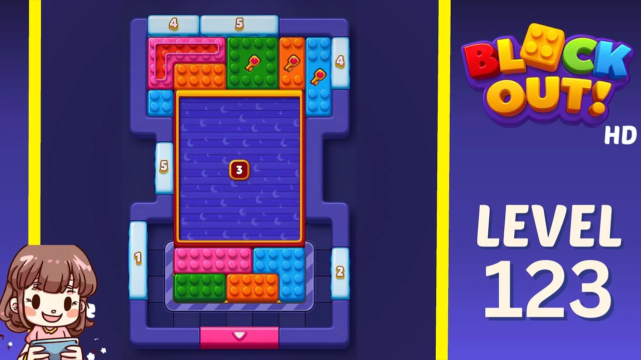 Block Out Level 123 gameplay