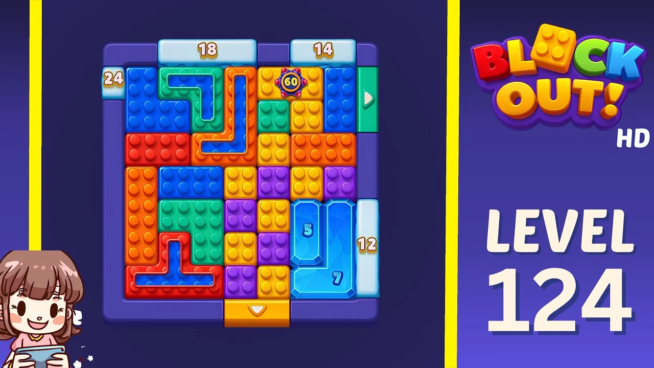 Block Out Level 124 gameplay
