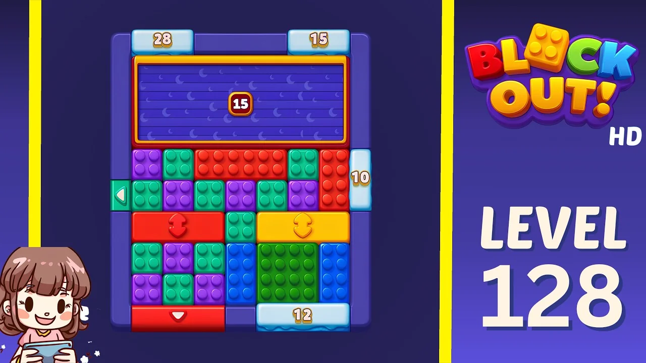Block Out Level 128 gameplay