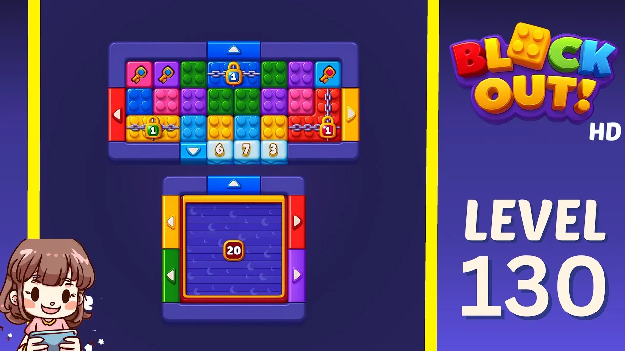 Block Out Level 130 gameplay