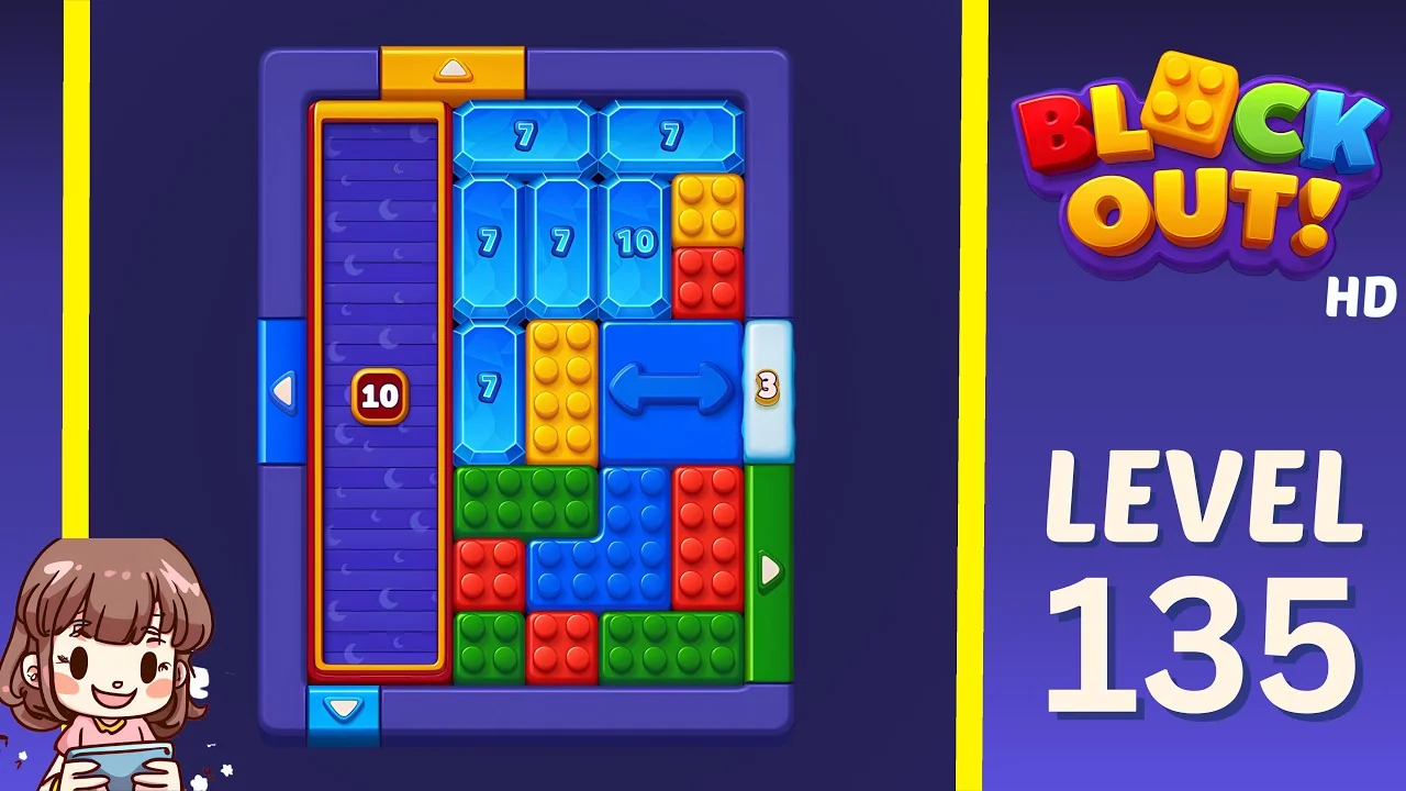 Block Out Level 135 gameplay