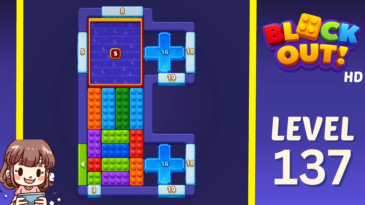Block Out Level 137 gameplay