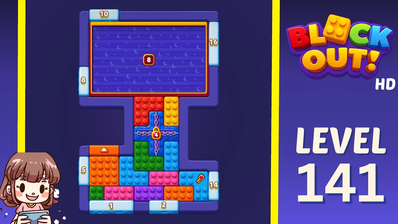 Block Out Level 141 gameplay