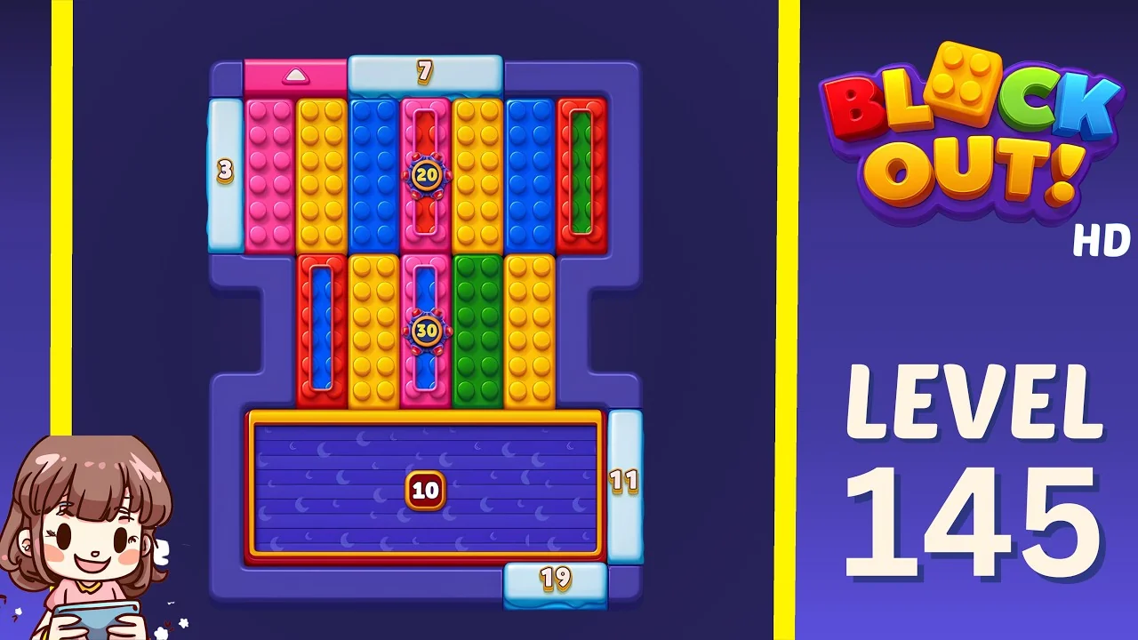 Block Out Level 145 gameplay