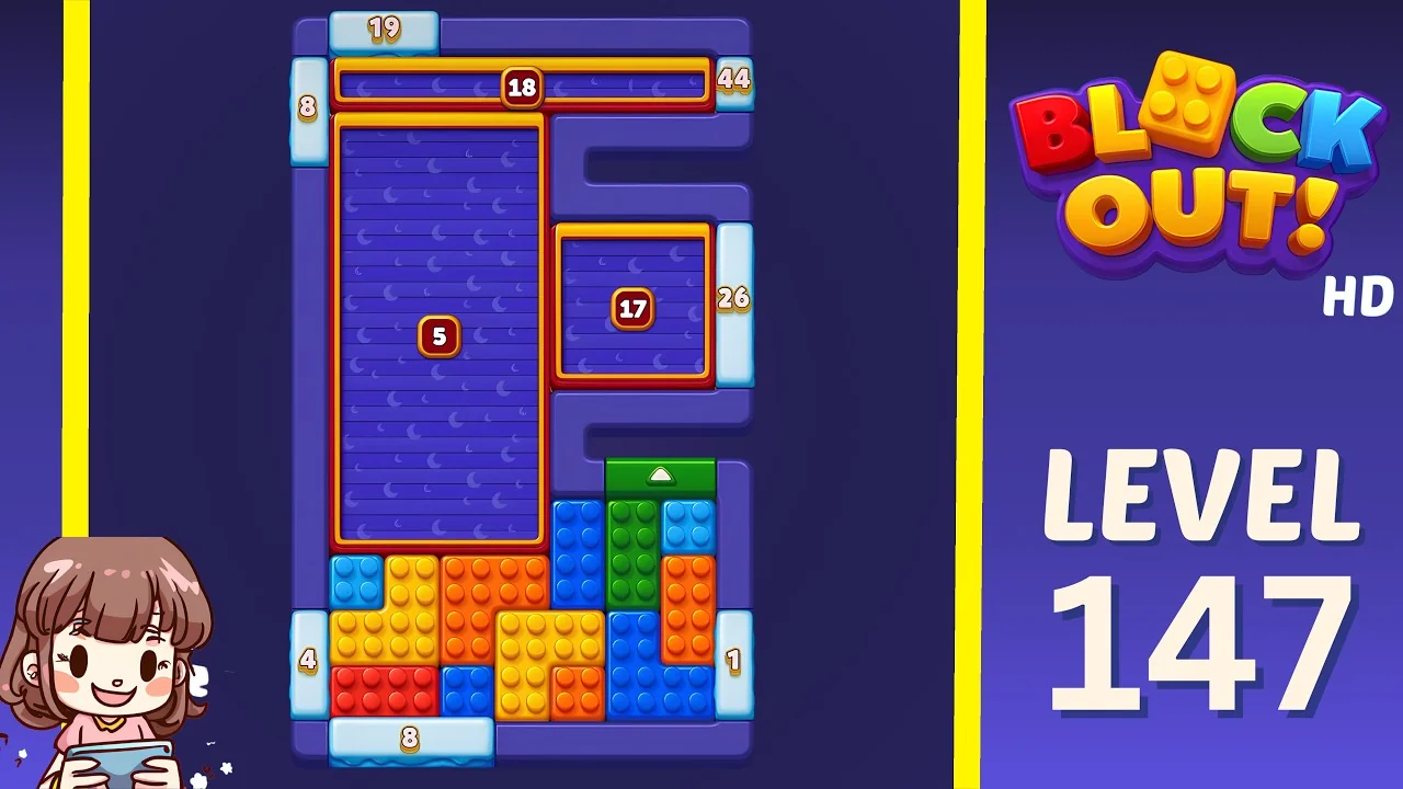 Block Out Level 147 gameplay