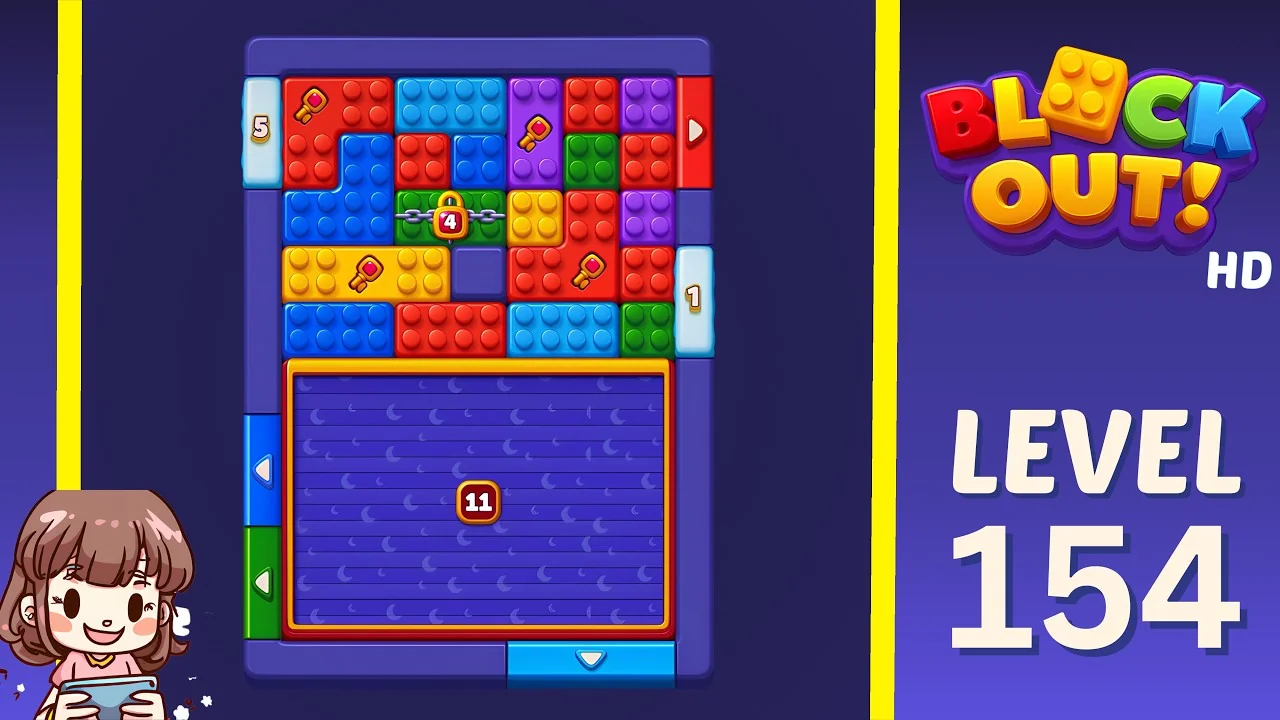 Block Out Level 154 gameplay