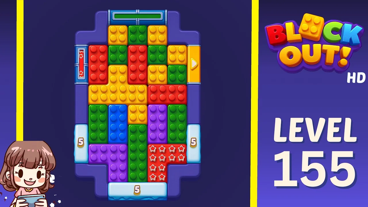 Block Out Level 155 gameplay