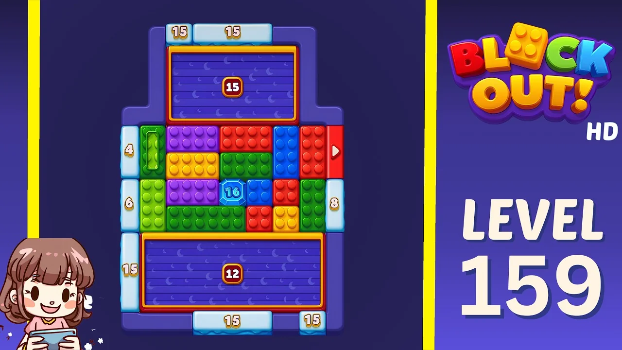 Block Out Level 159 gameplay