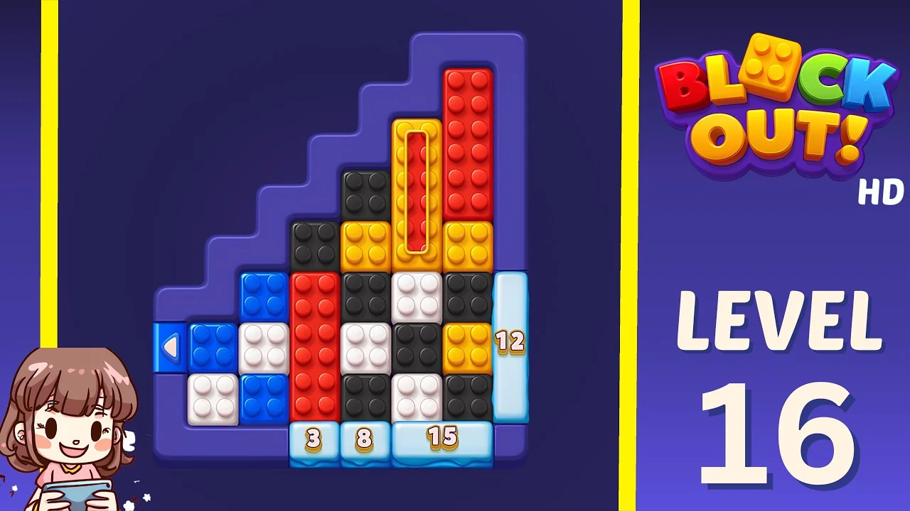 Block Out Level 16 gameplay