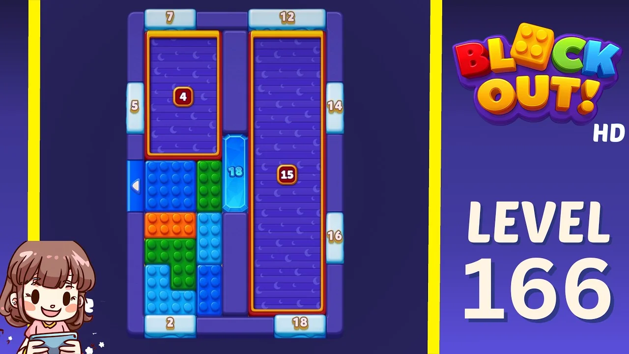 Block Out Level 166 gameplay