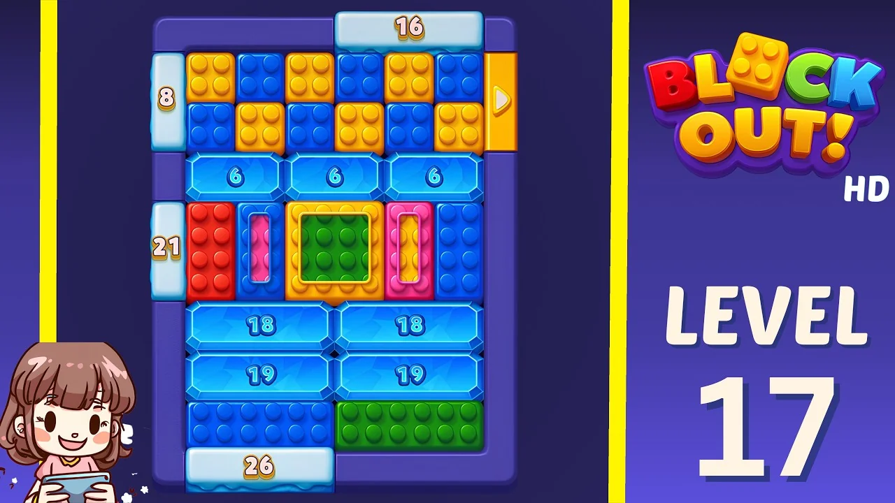 Block Out Level 17 gameplay