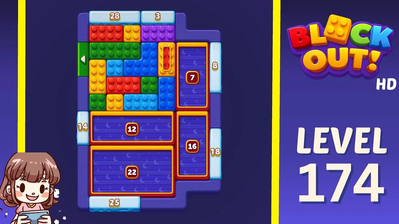 Block Out Level 174 gameplay