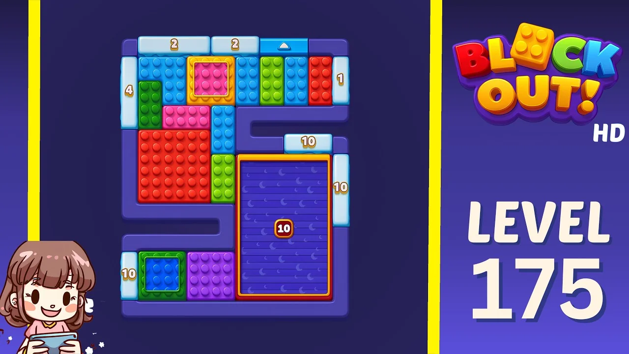 Block Out Level 175 gameplay