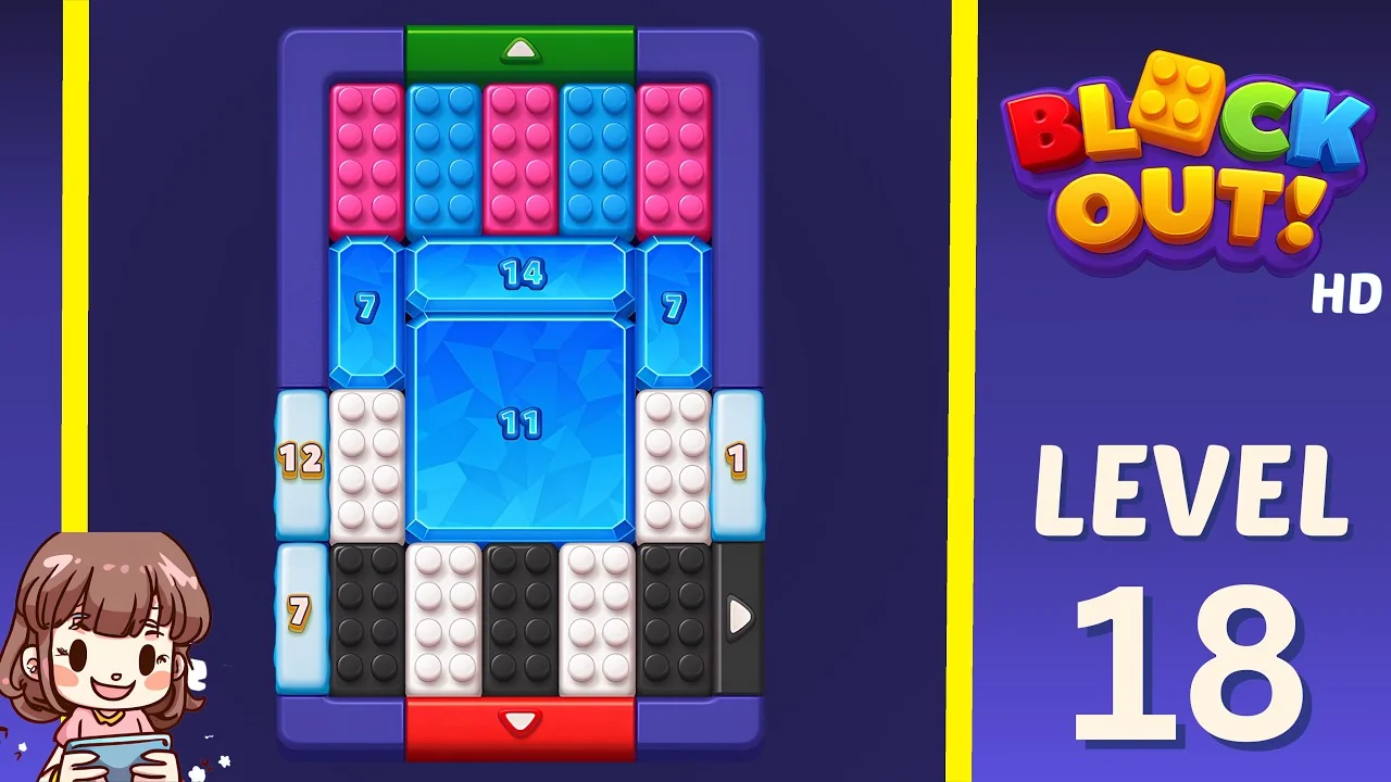 Block Out Level 18 gameplay