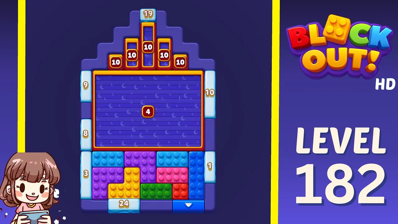 Block Out Level 182 gameplay