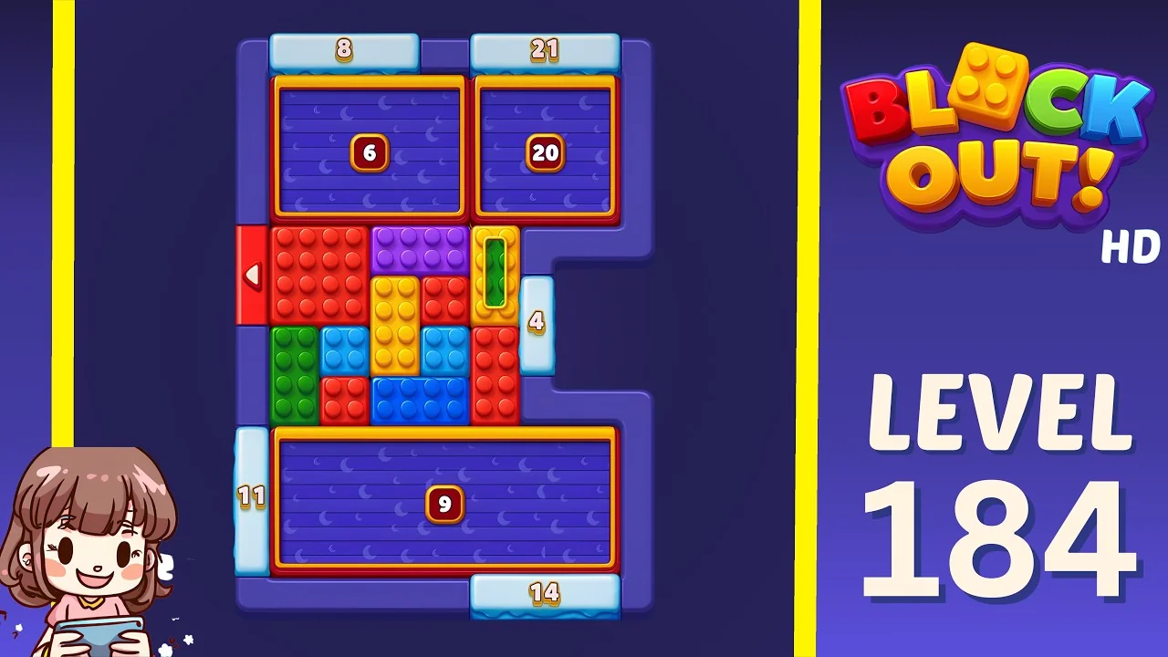 Block Out Level 184 gameplay