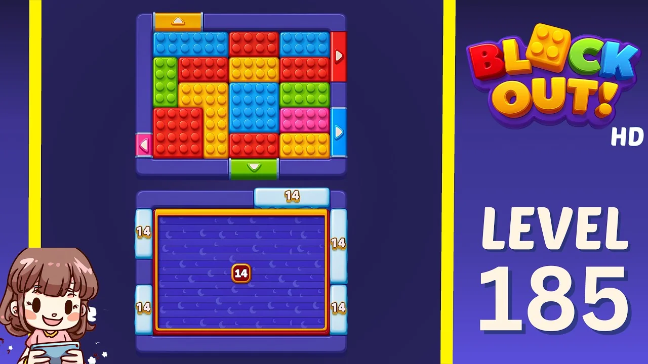 Block Out Level 185 gameplay
