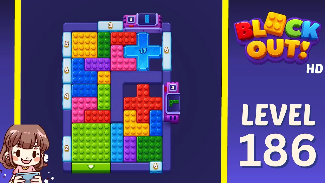 Block Out Level 186 gameplay