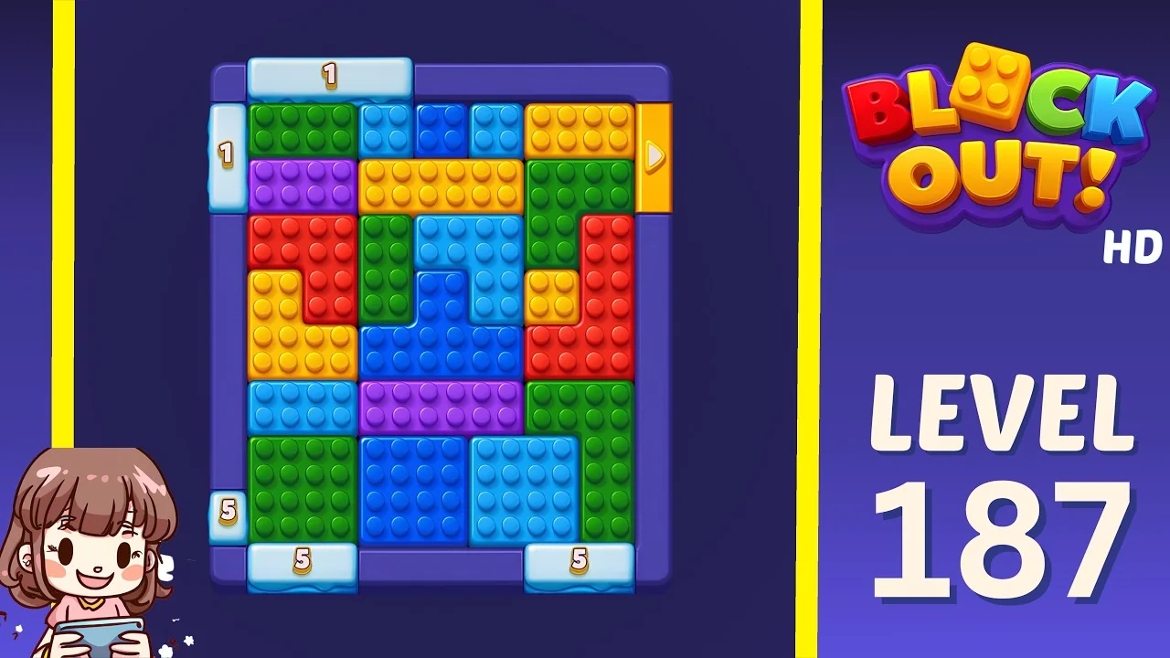 Block Out Level 187 gameplay