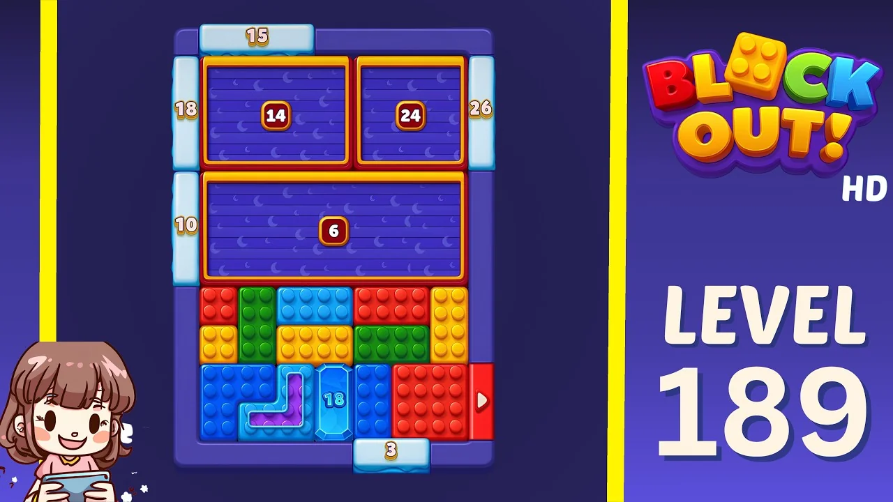 Block Out Level 189 gameplay