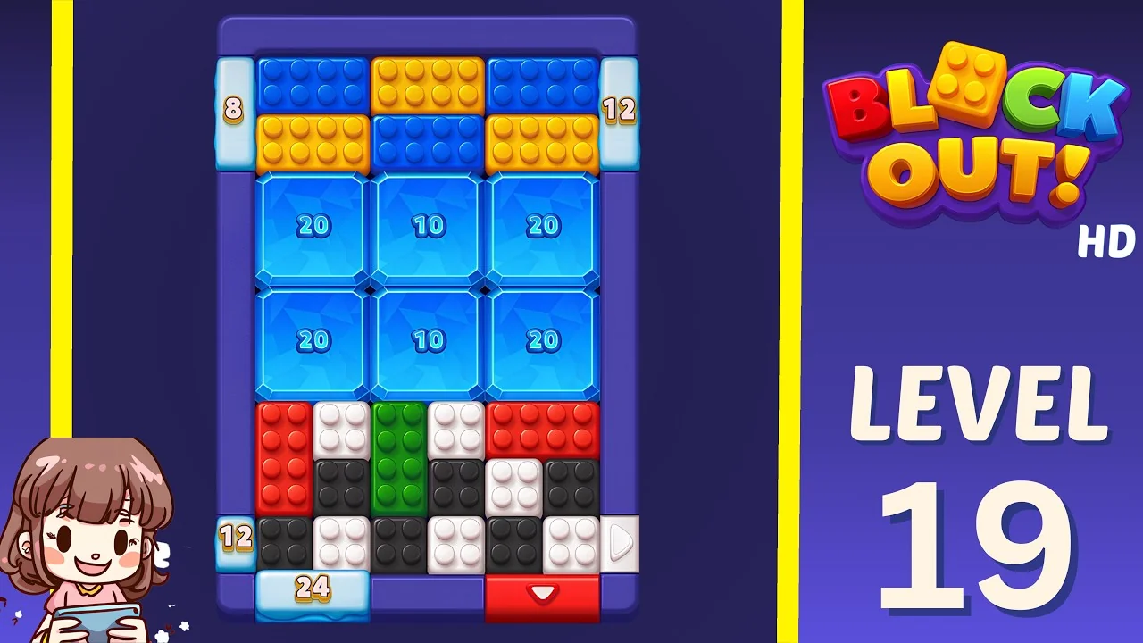 Block Out Level 19 gameplay
