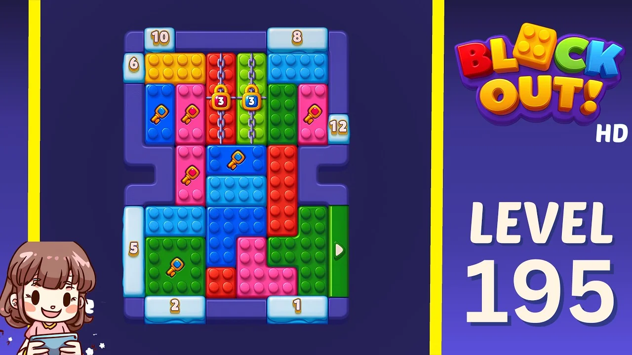 Block Out Level 195 gameplay