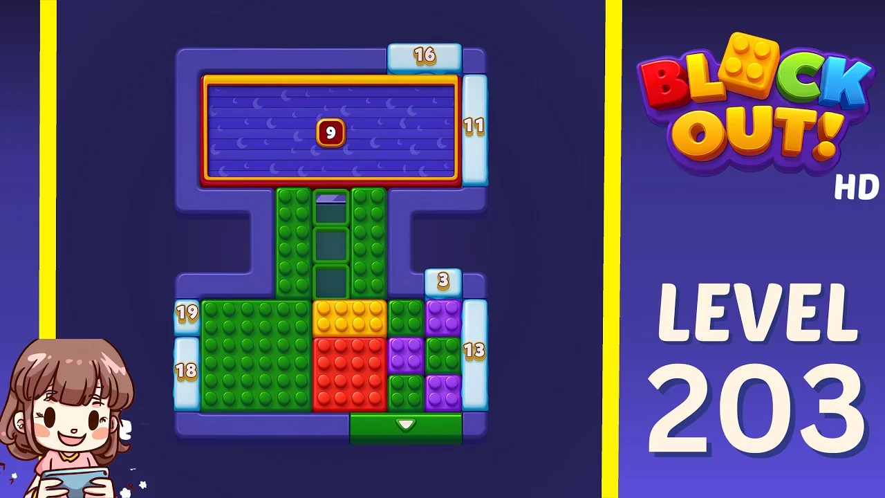 Block Out Level 203 gameplay