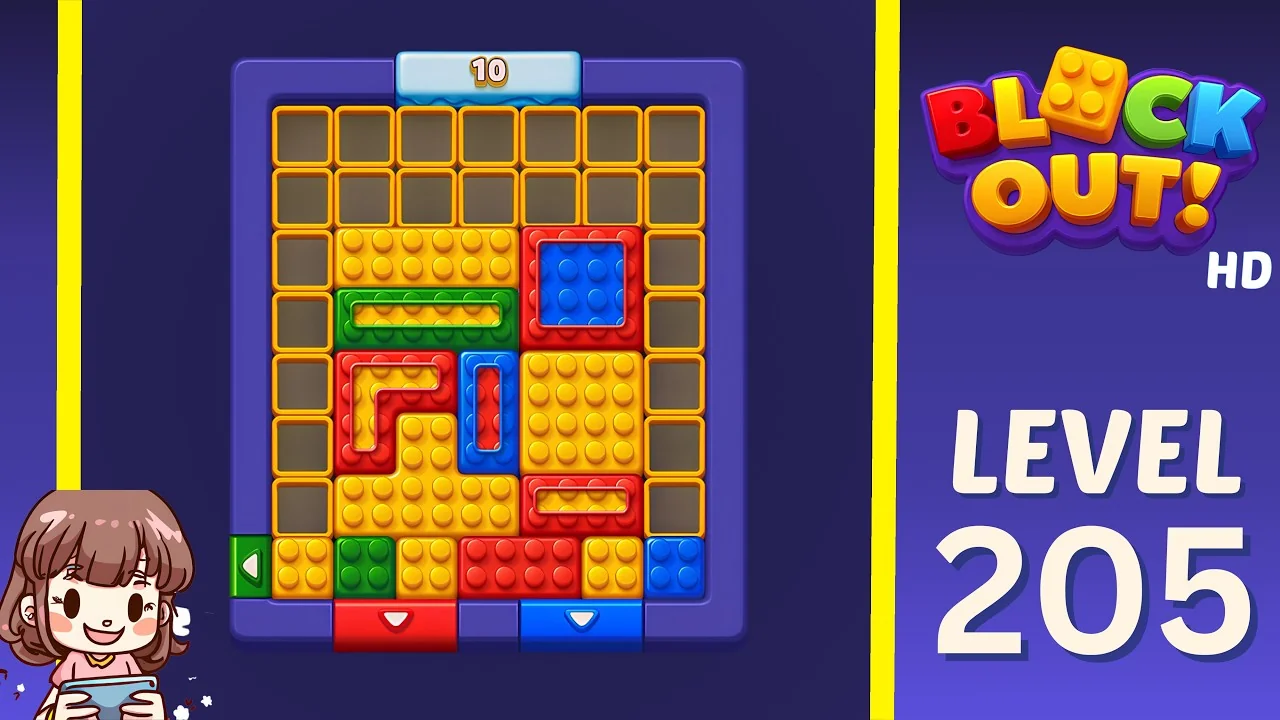 Block Out Level 205 gameplay
