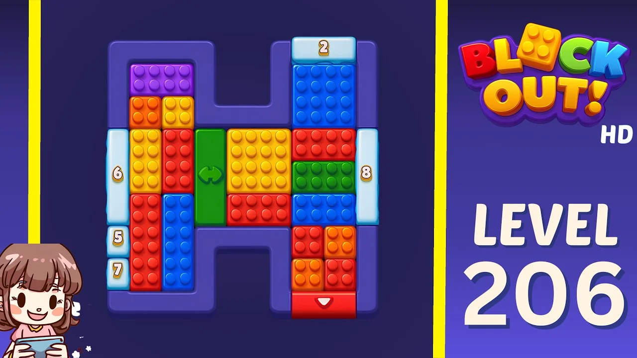Block Out Level 206 gameplay