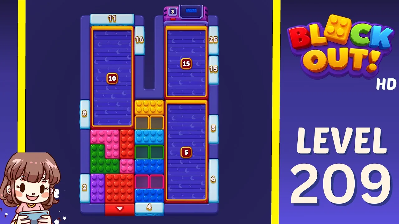 Block Out Level 209 gameplay