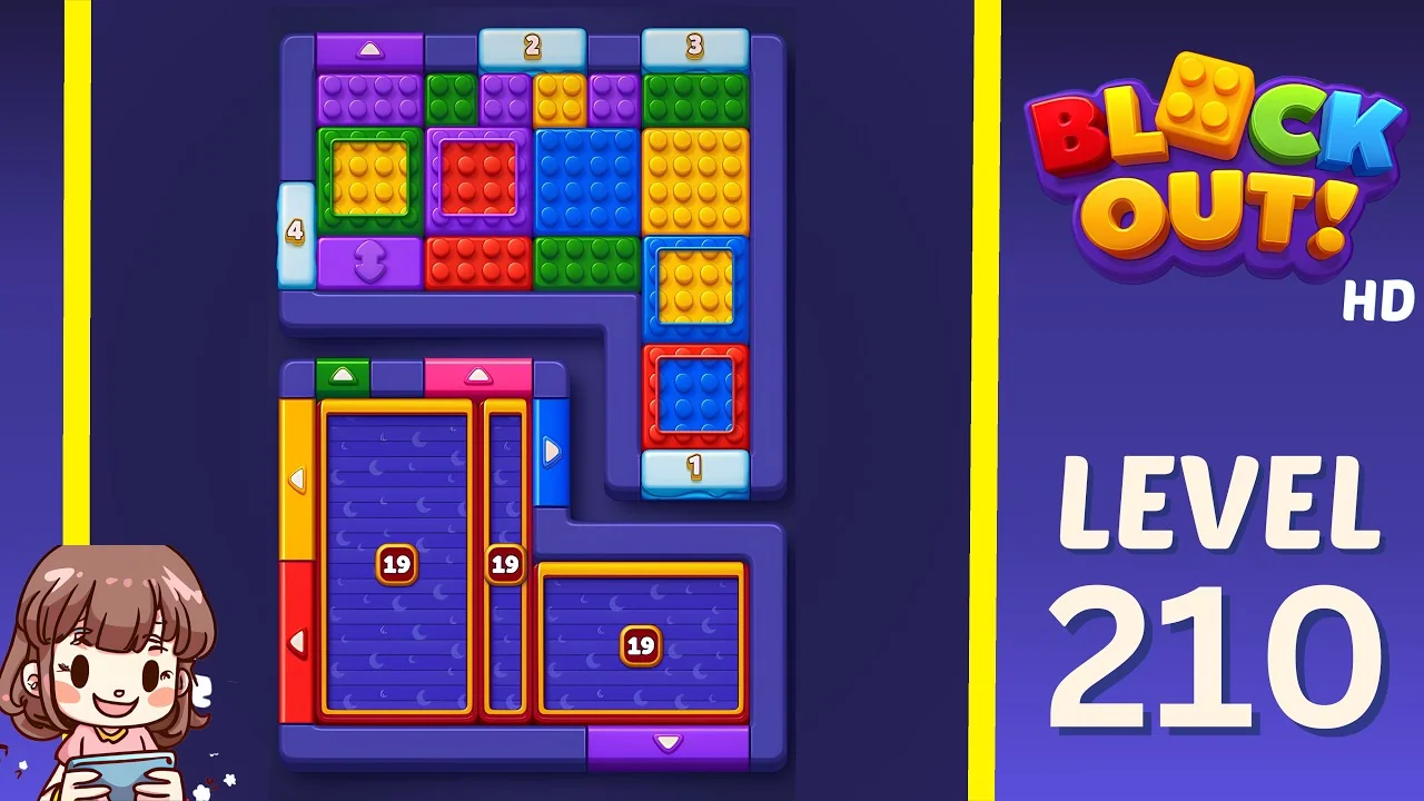 Block Out Level 210 gameplay