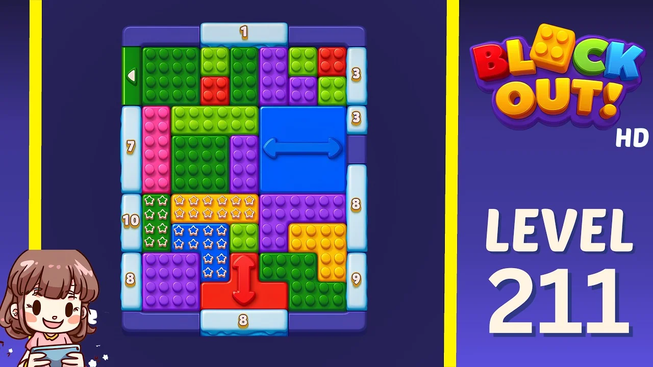 Block Out Level 211 gameplay