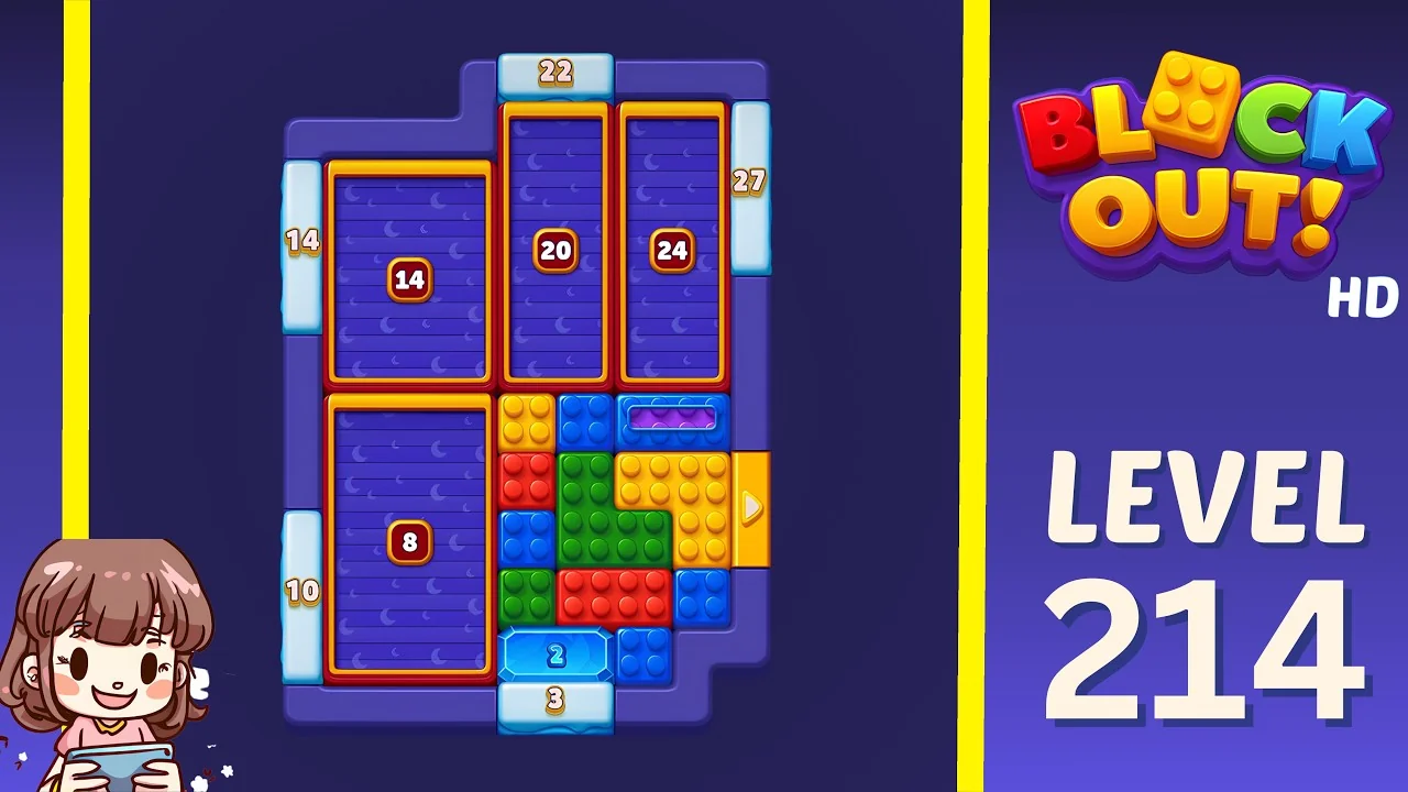 Block Out Level 214 gameplay