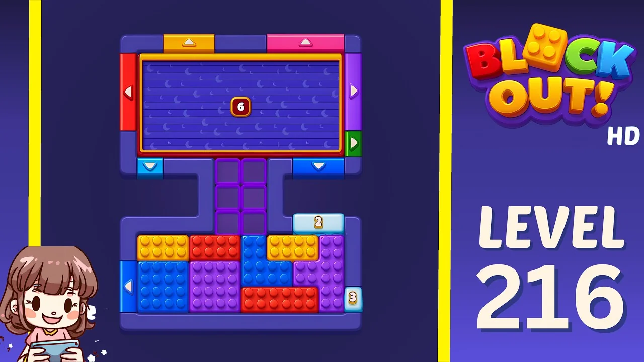 Block Out Level 216 gameplay