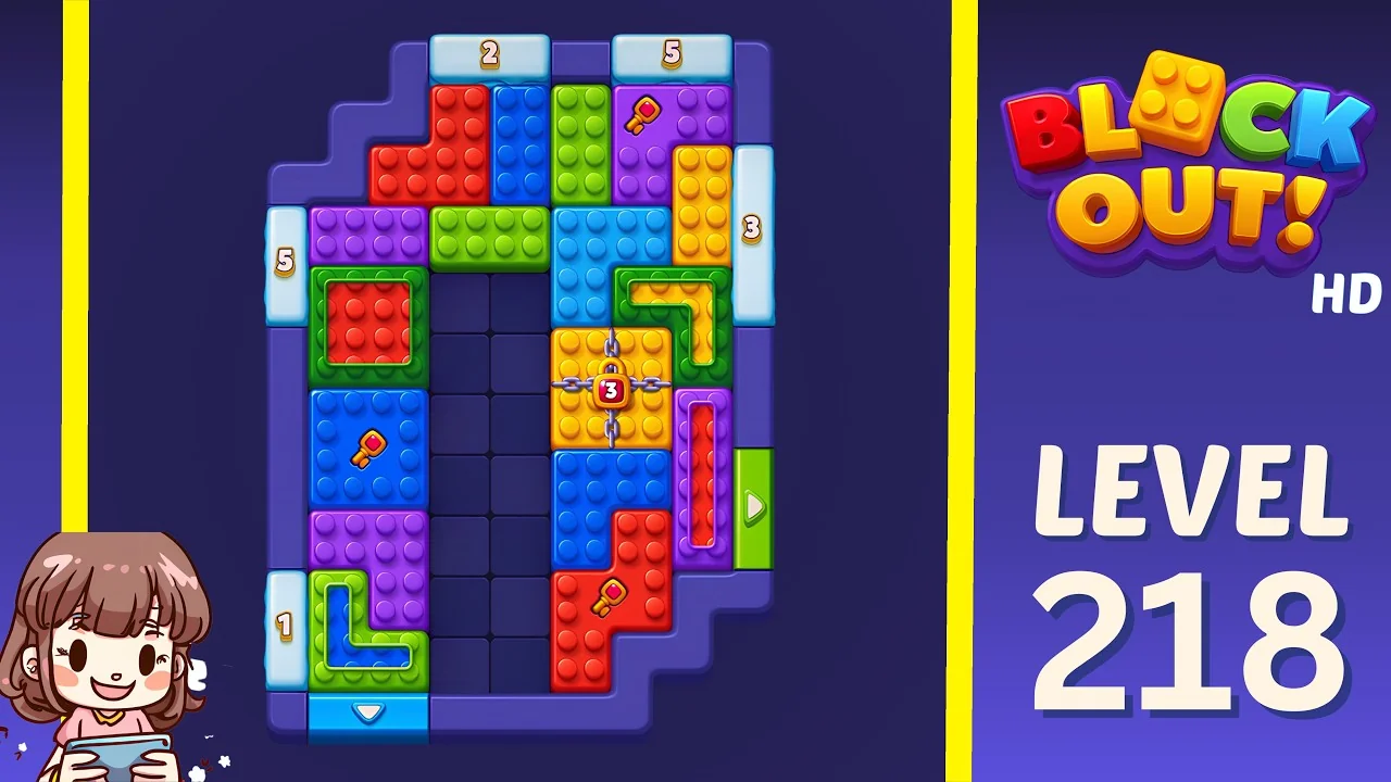 Block Out Level 218 gameplay