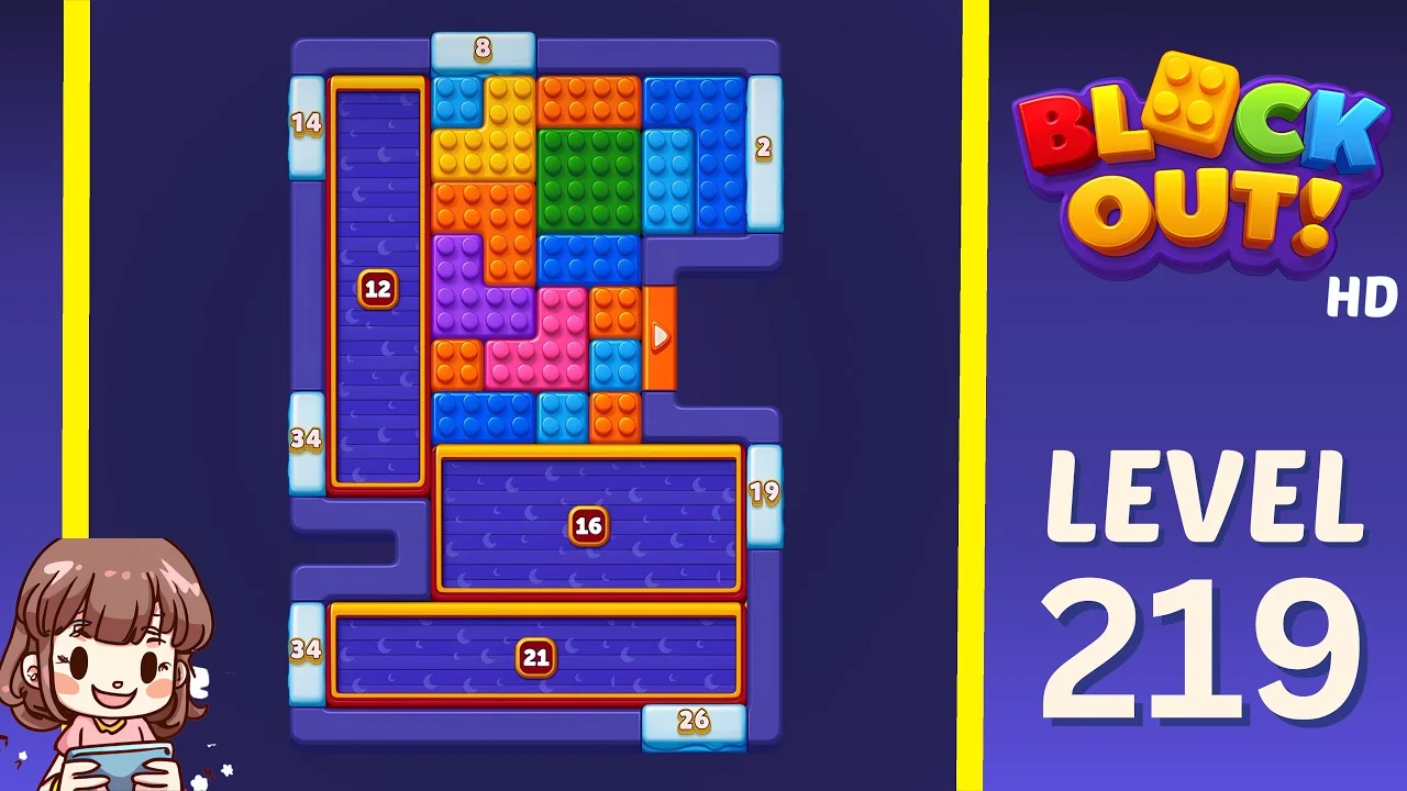 Block Out Level 219 gameplay