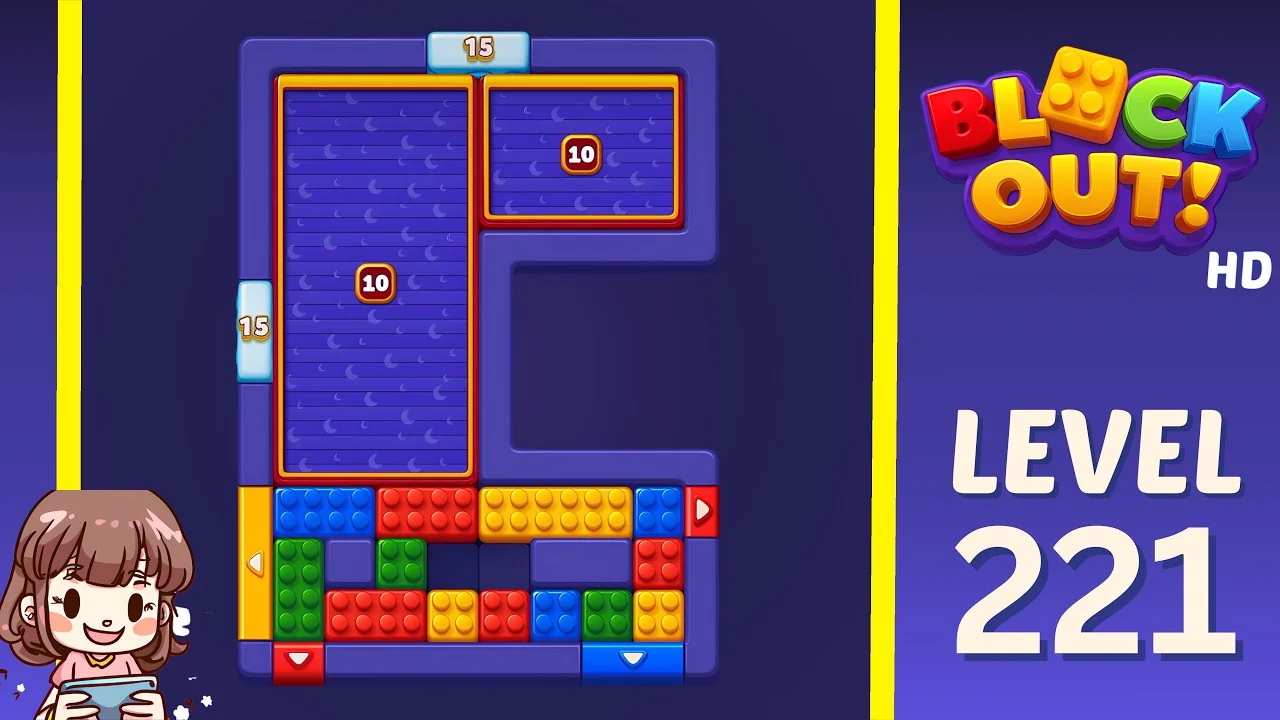 Block Out Level 221 gameplay