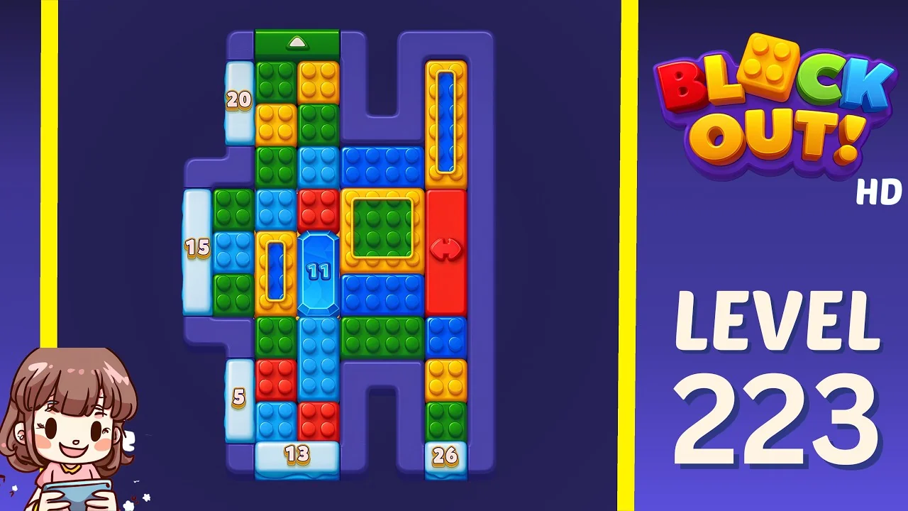 Block Out Level 223 gameplay