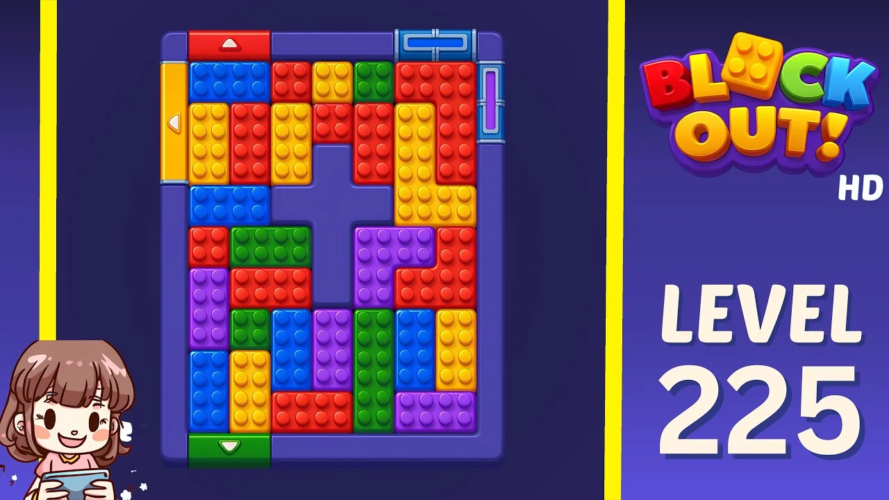 Block Out Level 225 gameplay