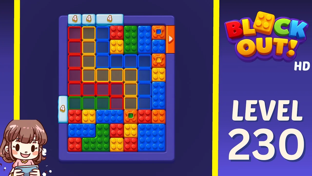 Block Out Level 230 gameplay