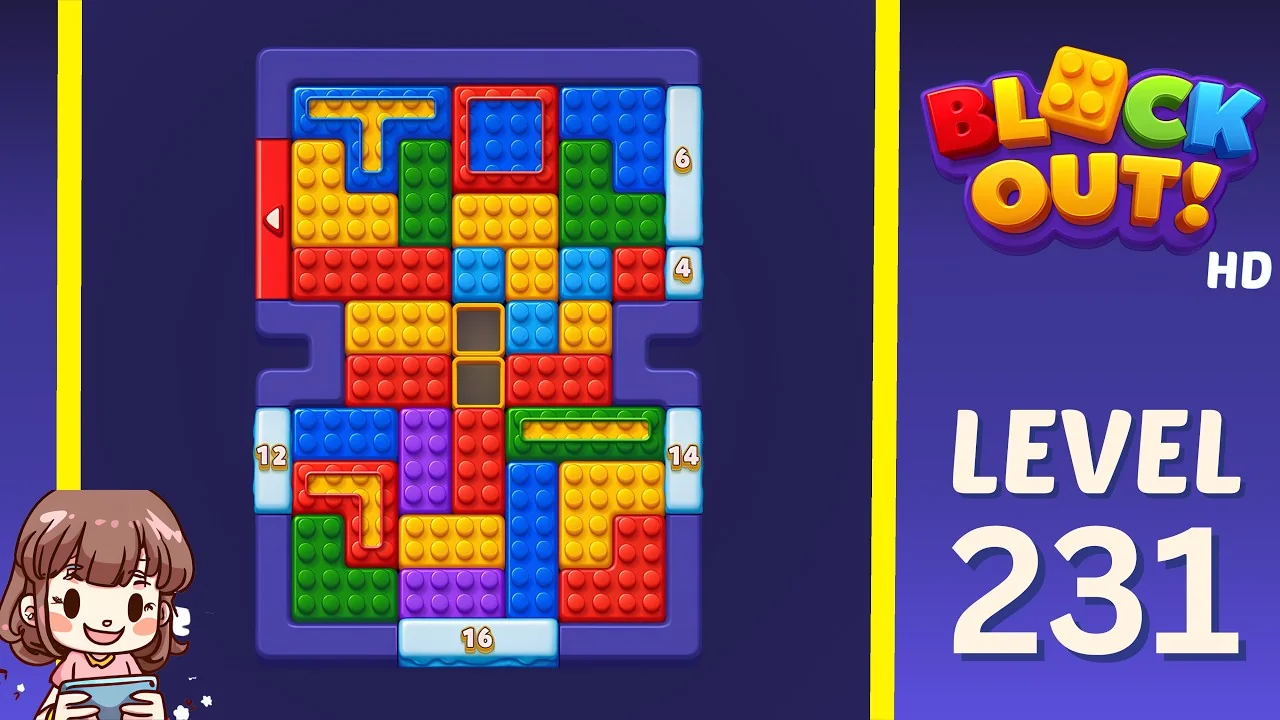 Block Out Level 231 gameplay