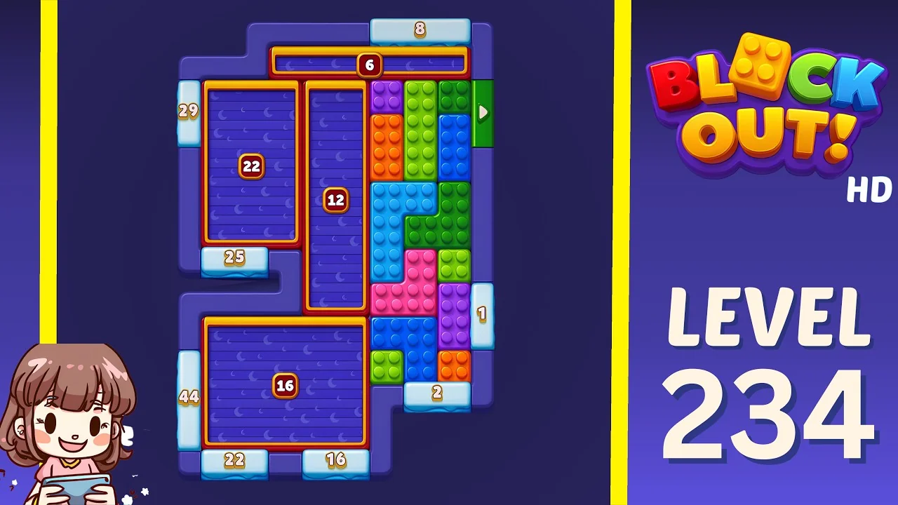 Block Out Level 234 gameplay