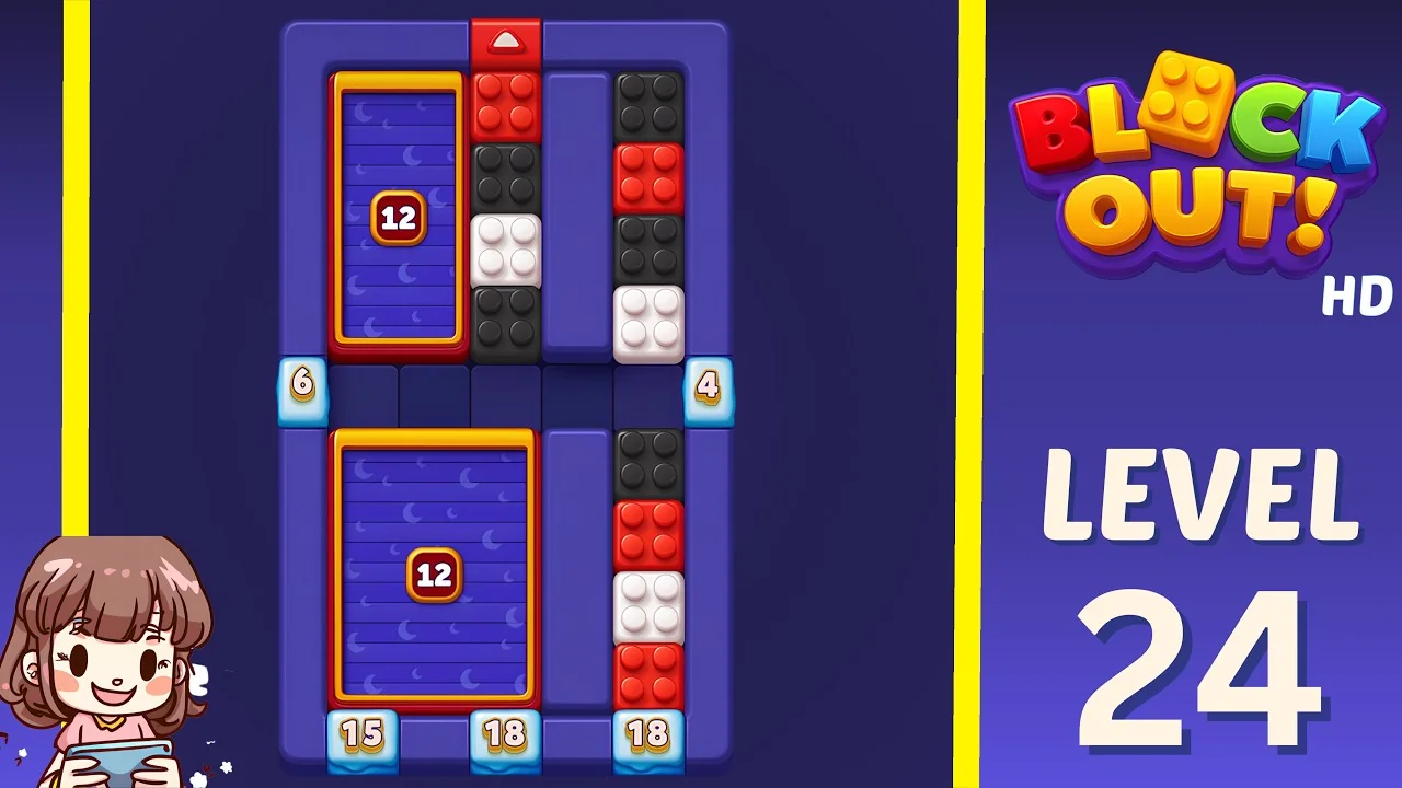 Block Out Level 24 gameplay